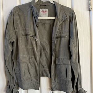 Mossimo Olive Green Utility Jacket Size Large